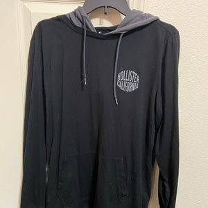 Sz small mens Hollister long sleeve tee hoodie